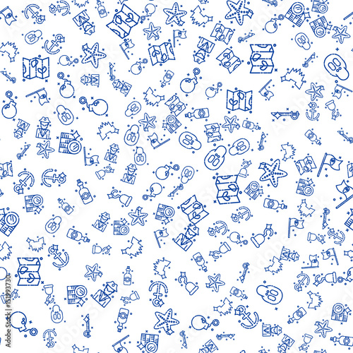 Pattern with pirate elements.