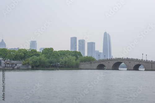 LiGongDi bridge in Suzhou, Jiangsu province, China. © ddukang