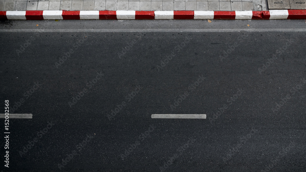 Fototapeta premium texture of asphalt and footpath
