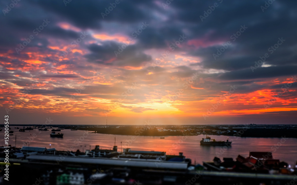 beautiful sunlight sunset for background. beautiful sunlight sunset for background.