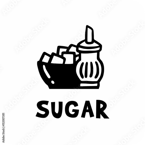 Fotografía Simple picture sugar bowl