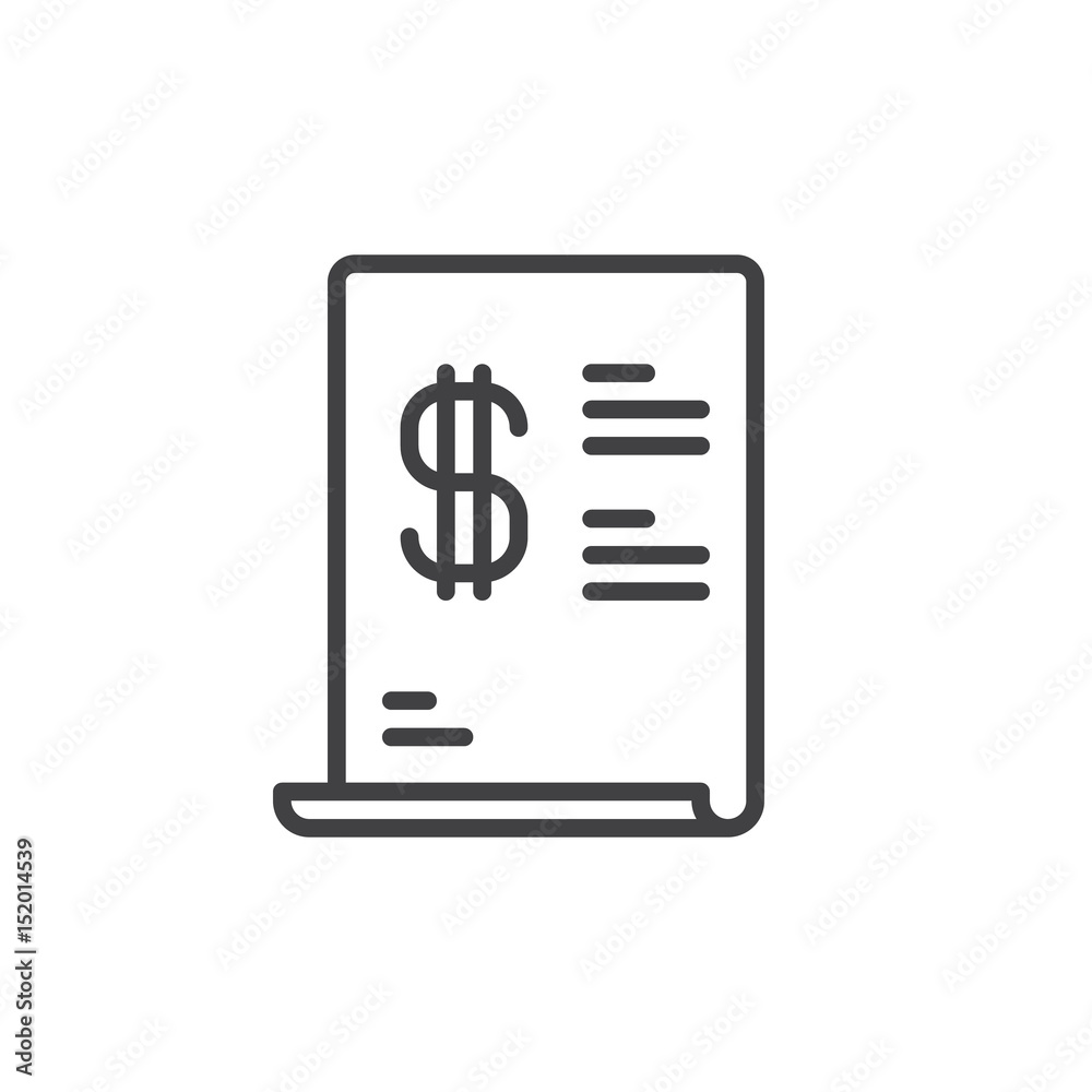 Purchase order line icon, outline vector sign, linear style pictogram isolated on white. Symbol, logo illustration. Editable stroke. Pixel perfect Purchase order line icon, outline vector sign, linear style pictogram isolated on white. Symbol, logo illustration. Editable stroke. Pixel perfect