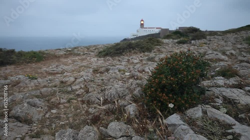 Cape St. Vincent Lighthouse in Portugal 