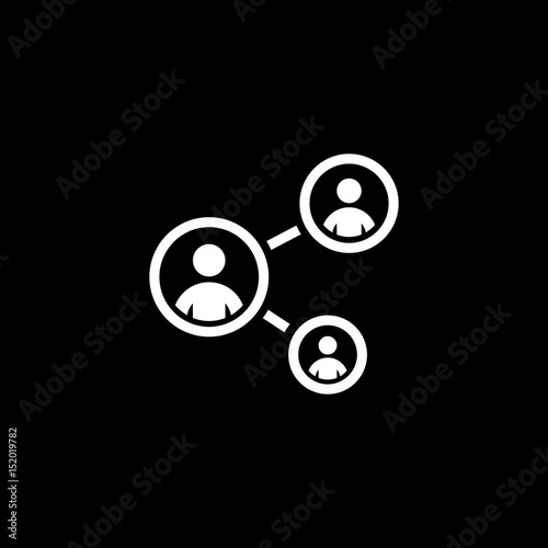 Staff Training Icon. Business Concept. Flat Design.