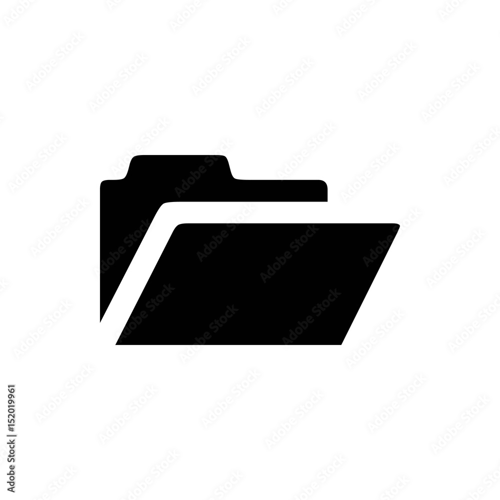 Folder icon stock vector illustration Folder icon stock vector illustration