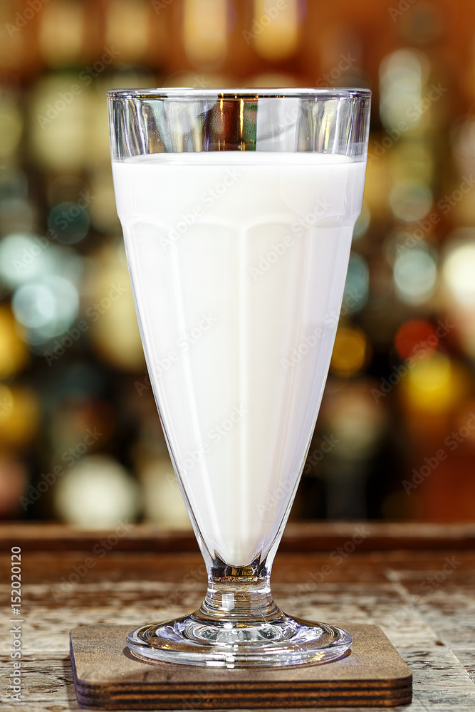 Cocktail of ice cream and milk Cocktail of ice cream and milk