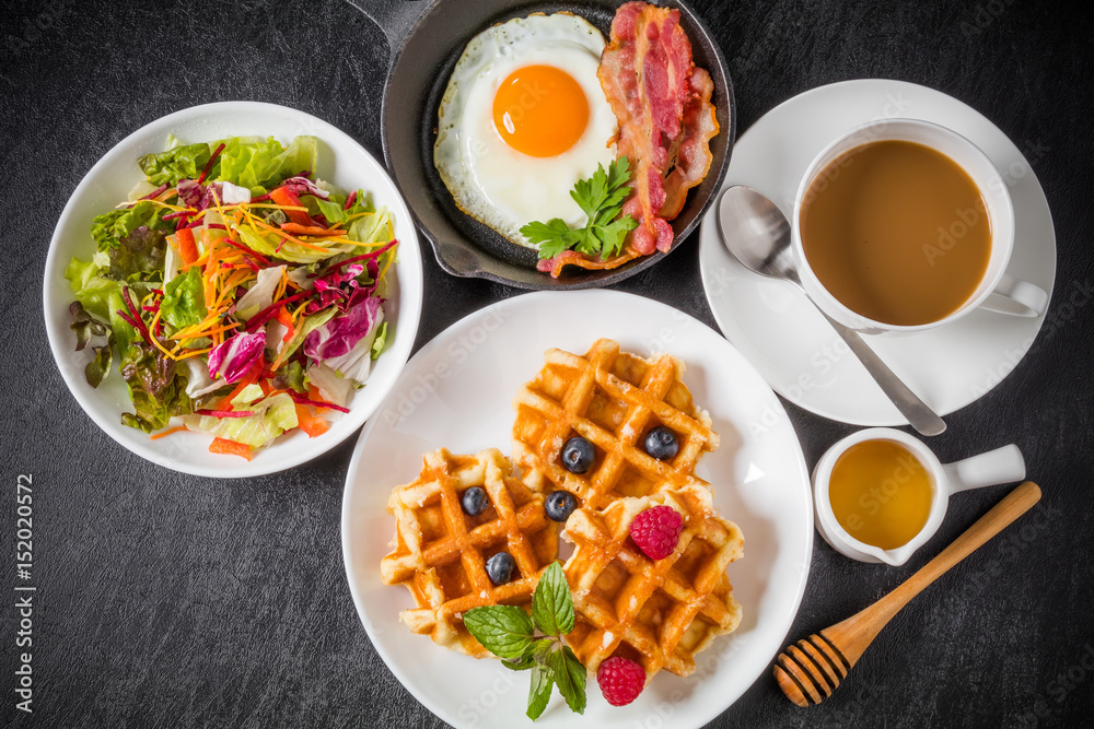 ワッフル ベルギー料理 Waffle Belgium dish ワッフル ベルギー料理 Waffle Belgium dish