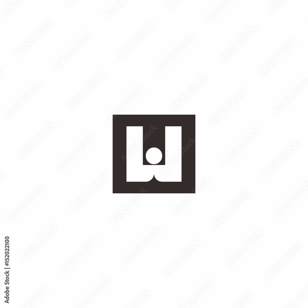 W People letter logo W People letter logo