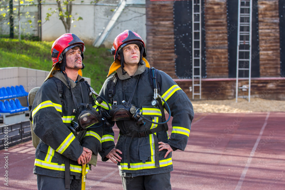 Portrait of a firemans Portrait of a firemans