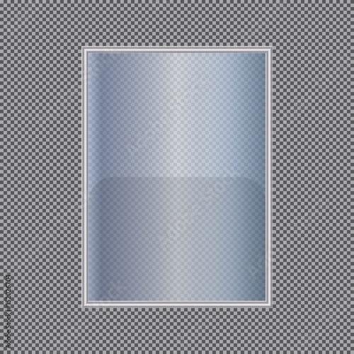 Transparent banners isolated. Vector illustration.