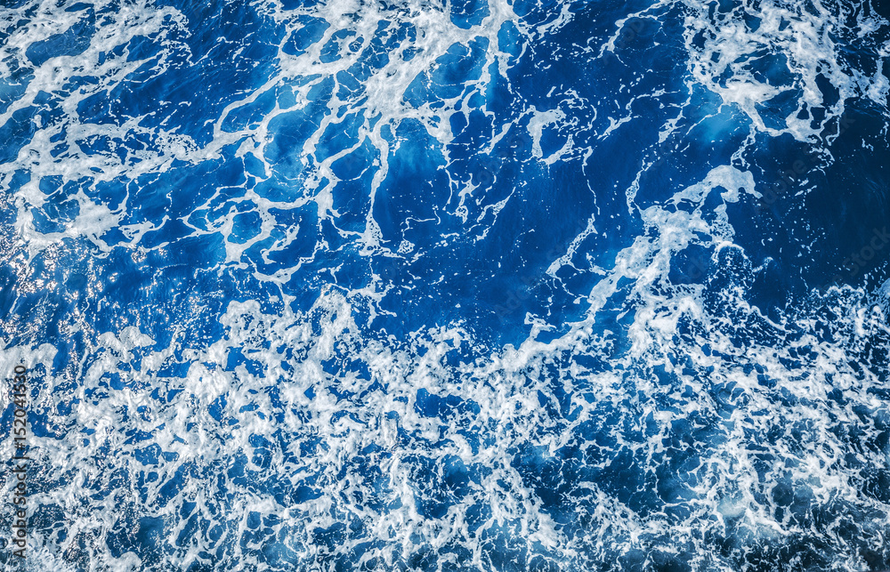 Fototapeta premium Blue soft wave texture.