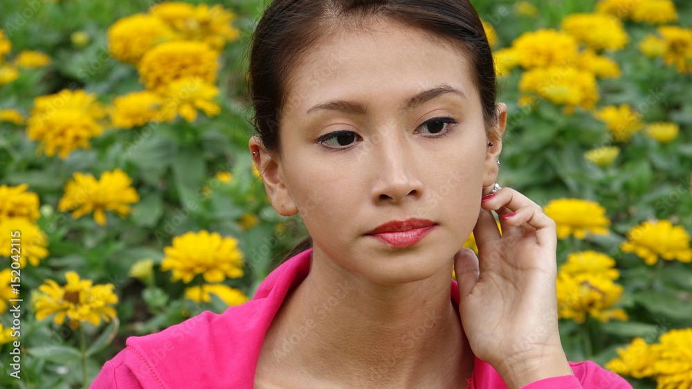 Worried Female Teenager Worried Female Teenager