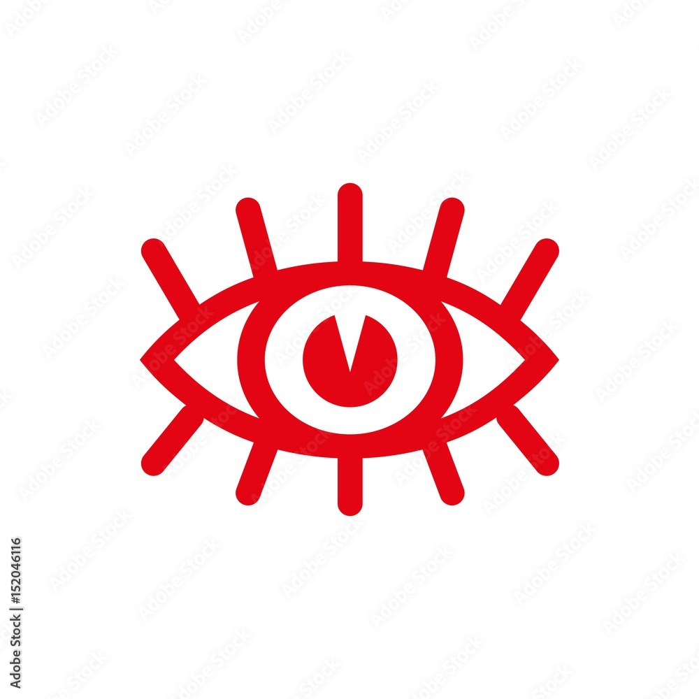 Fototapeta premium eye vector icon