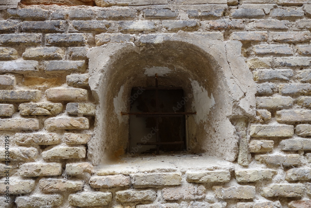 old window without enclosure