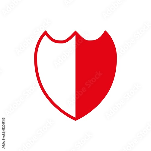 protection icon vector illustration. Flat design style