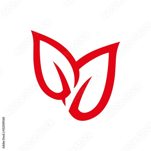 leaf icon vector illustration. Flat design style Free Download leaf icon vector illustration. Flat design style - GFXLoad