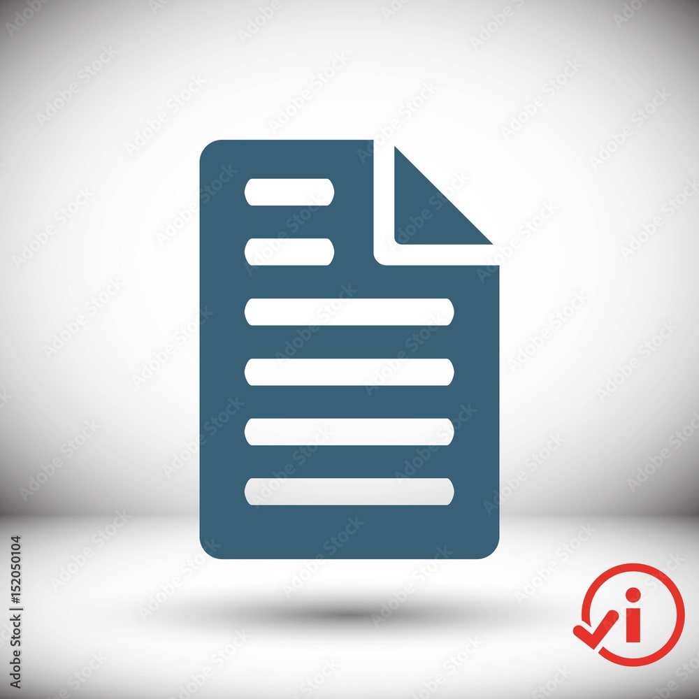 file icon stock vector illustration flat design file icon stock vector illustration flat design