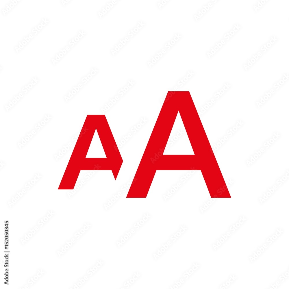 font icon vector illustration. Flat design style font icon vector illustration. Flat design style