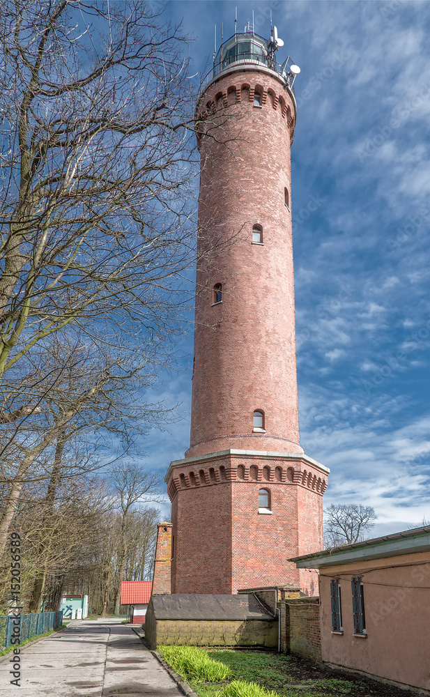 Gaski Leuchtturm Ostseeküste Architektur Westpommern