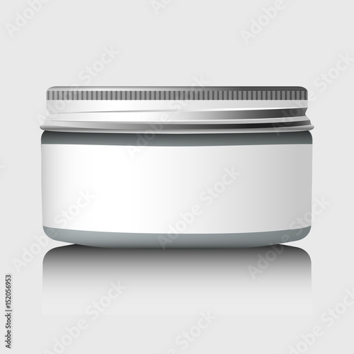 Realistic blank cosmetic container