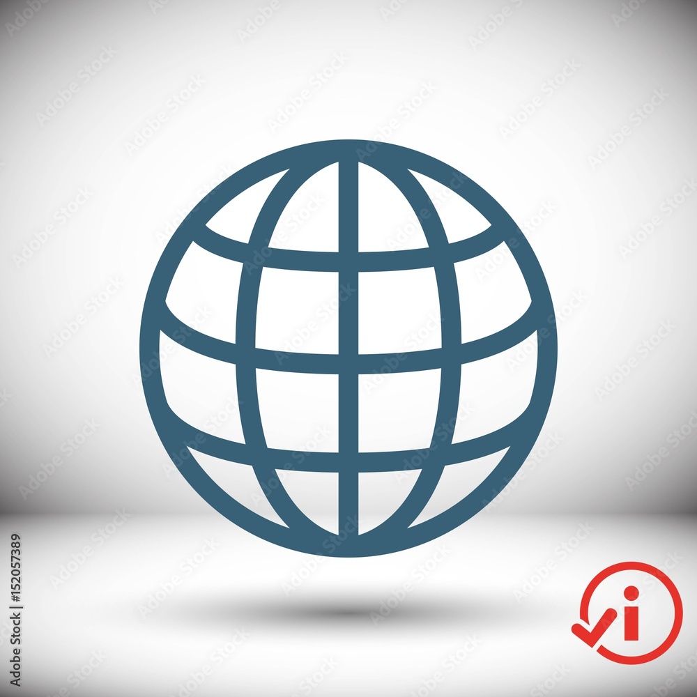 web icon stock vector illustration flat design web icon stock vector illustration flat design