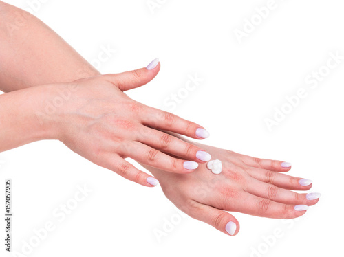 Young female hands
