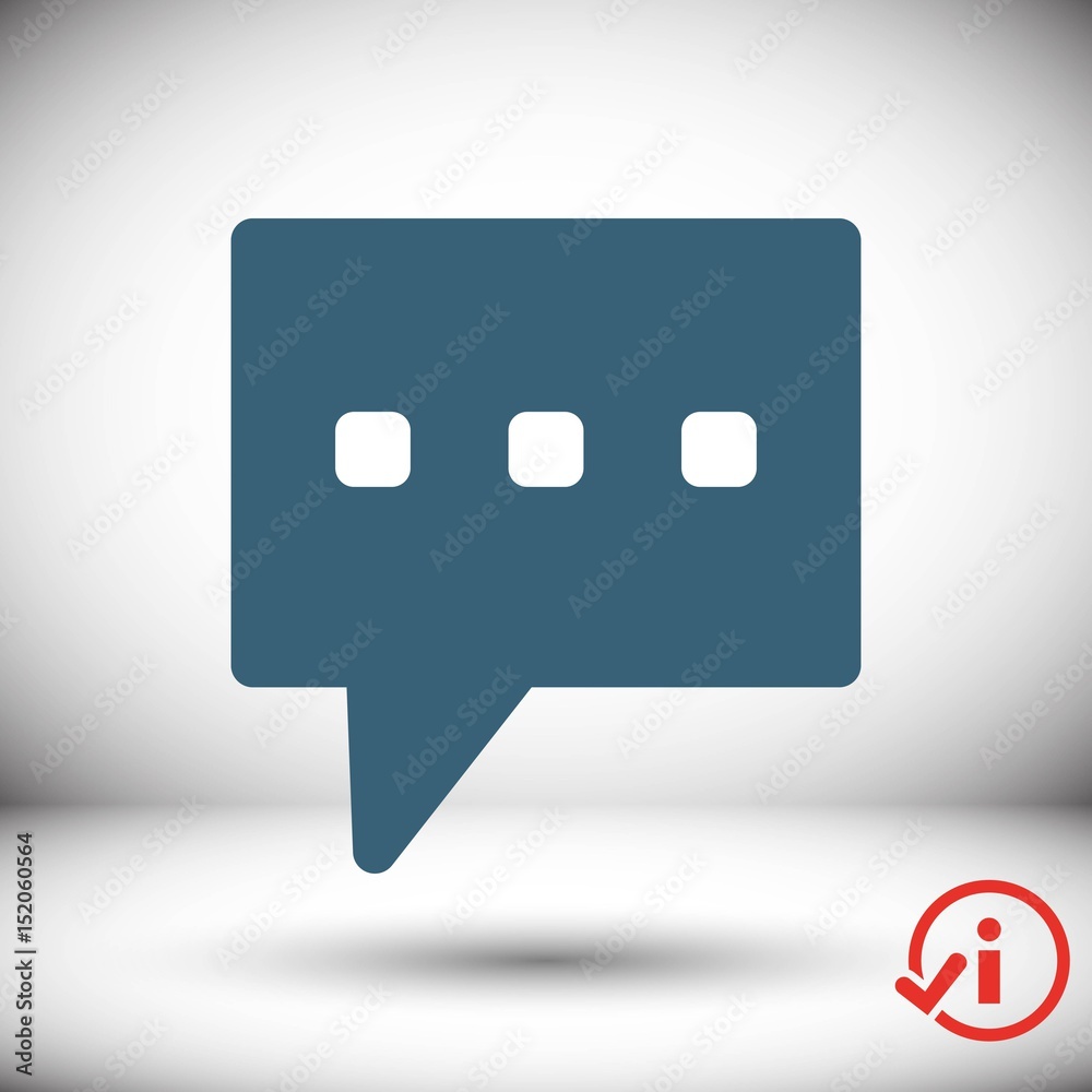 Speech Bubbles Icon. Chat pictogram icon stock vector illustration Speech Bubbles Icon. Chat pictogram icon stock vector illustration
