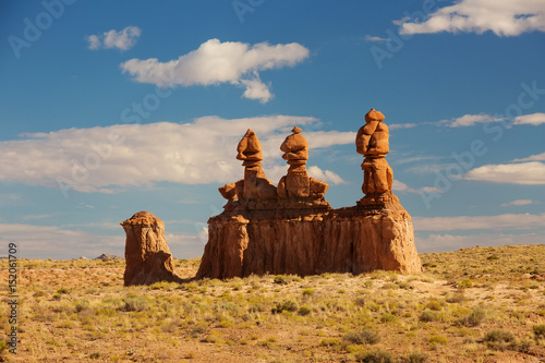 Spectacular landscapes of Goblin valley state park in Utah, USA
