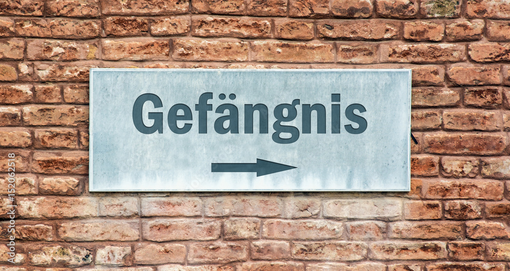 Schild 225 - Gefängnis