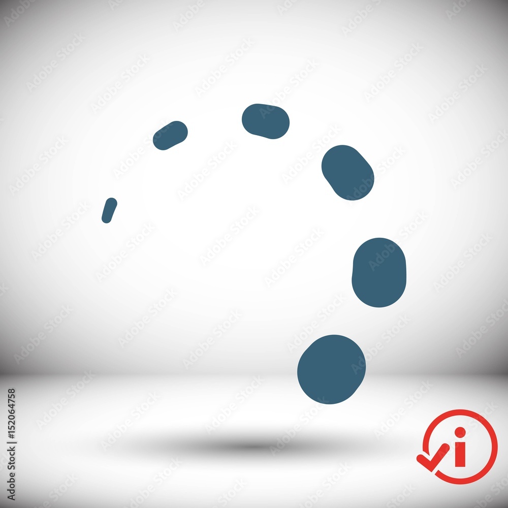loading icon stock vector illustration flat design