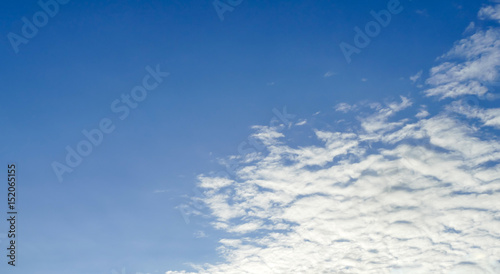 Fotografie Blue sky and white cloud.