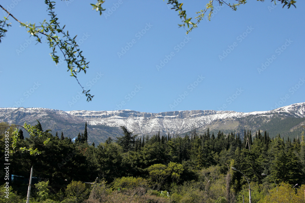 mountain landscape on background of sky mountain landscape on background of sky