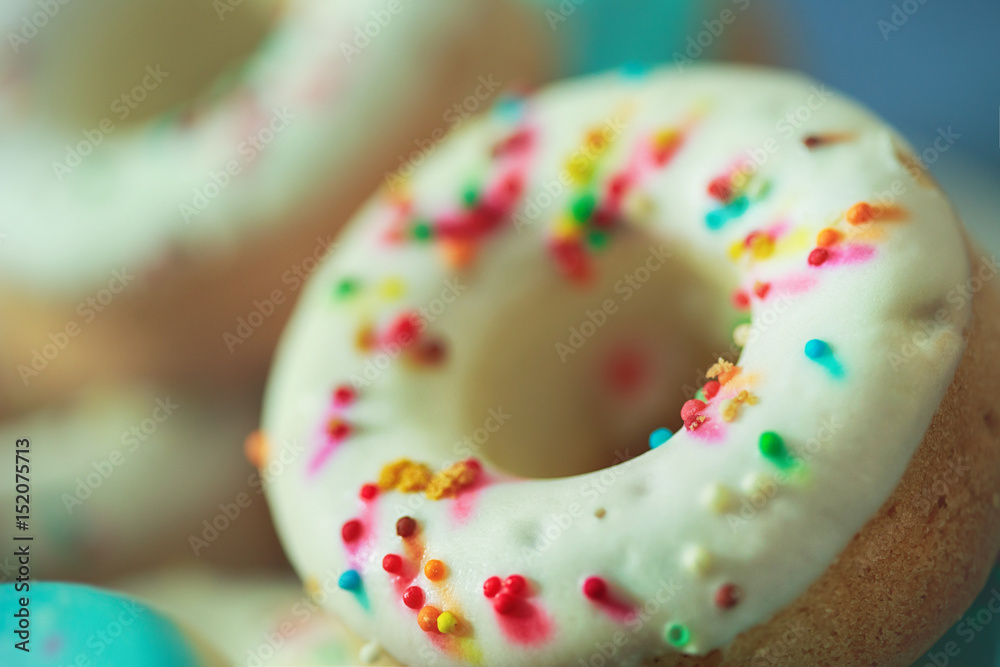 Delicious pretzels with glaze Delicious pretzels with glaze