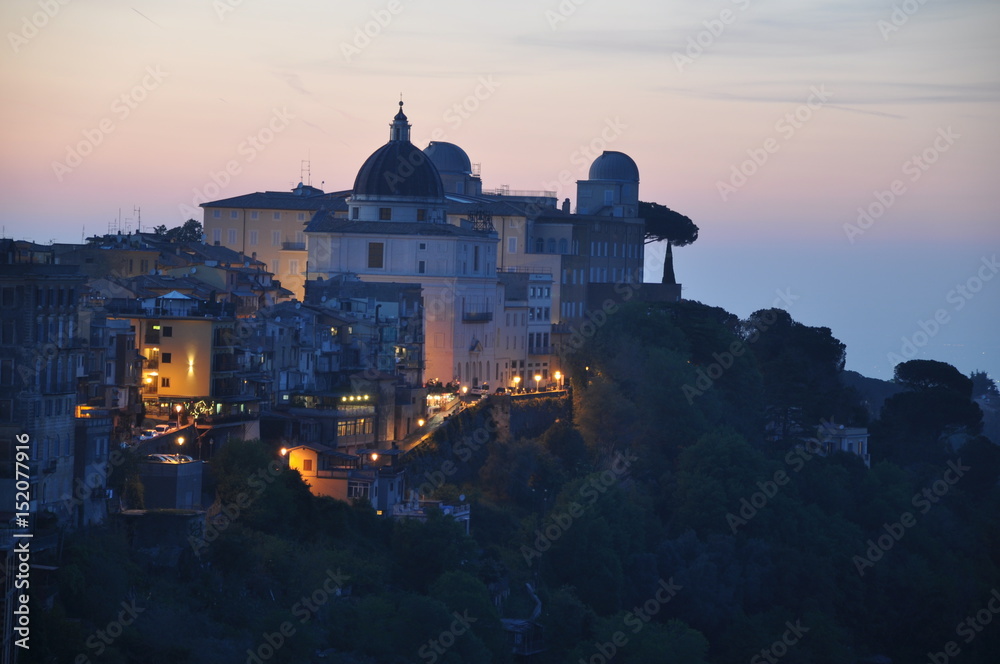 Obraz premium Castel Gandolfo, Sommersitz des Papstes bei Rom