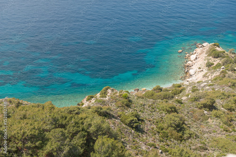 Fototapeta premium Coastline from above