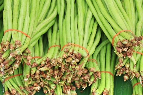 Long bean at the market