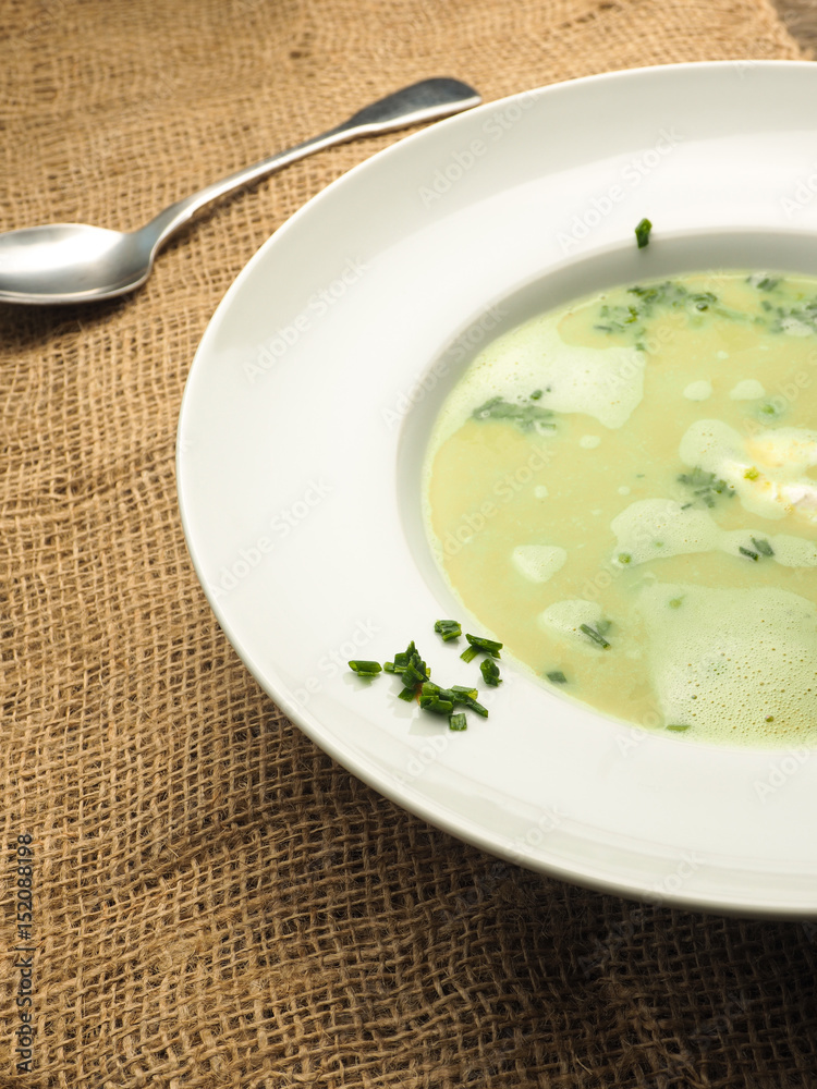 Tasty soup of peas Tasty soup of peas