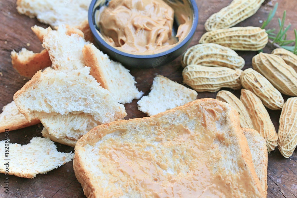 Peanut butter and bread Peanut butter and bread