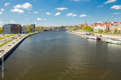 Szczecin / Panorama rzeki oraz historycznej części miasta. © Rochu_2008