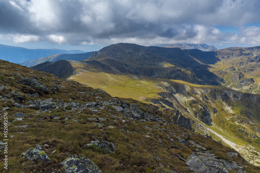 Amazing Landscape from Malyovitsa peak, Rila Mountain, Bulgaria Amazing Landscape from Malyovitsa peak, Rila Mountain, Bulgaria
