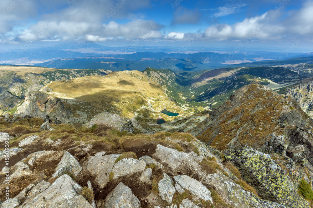 Amazing Landscape from Malyovitsa peak, Rila Mountain, Bulgaria Amazing Landscape from Malyovitsa peak, Rila Mountain, Bulgaria