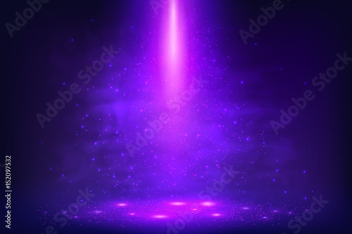 Purple violet vector magic light background