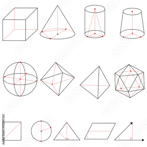 Vector Set of Geometrical Shapes