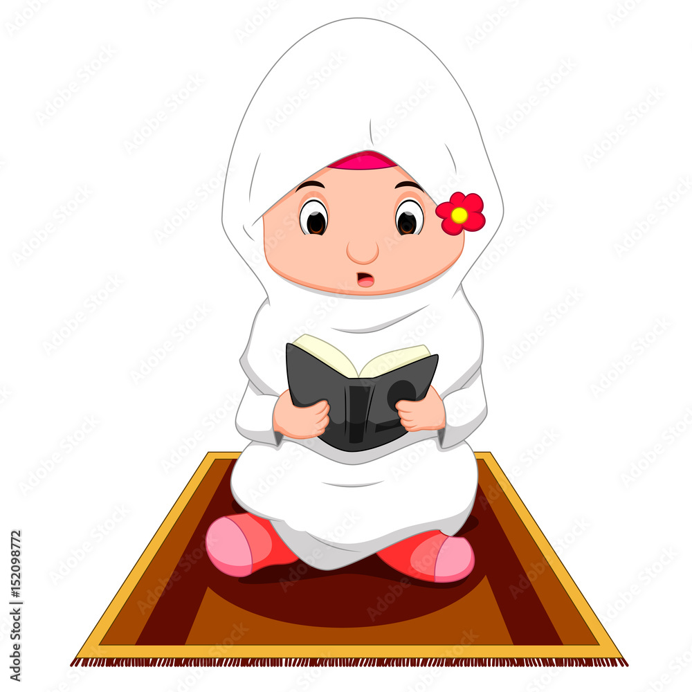 Obraz premium Female muslim praying