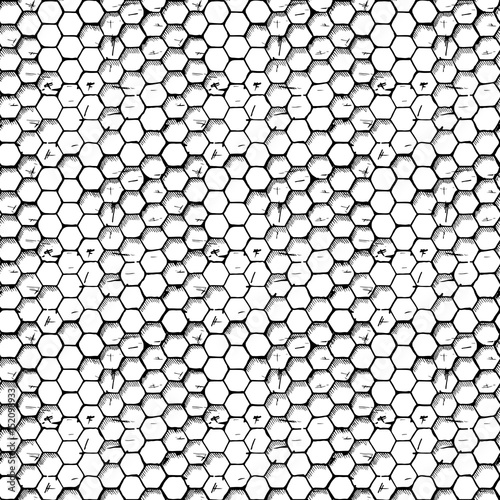 Simple honeycomb pattern
