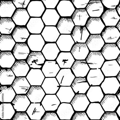 Simple honeycomb pattern