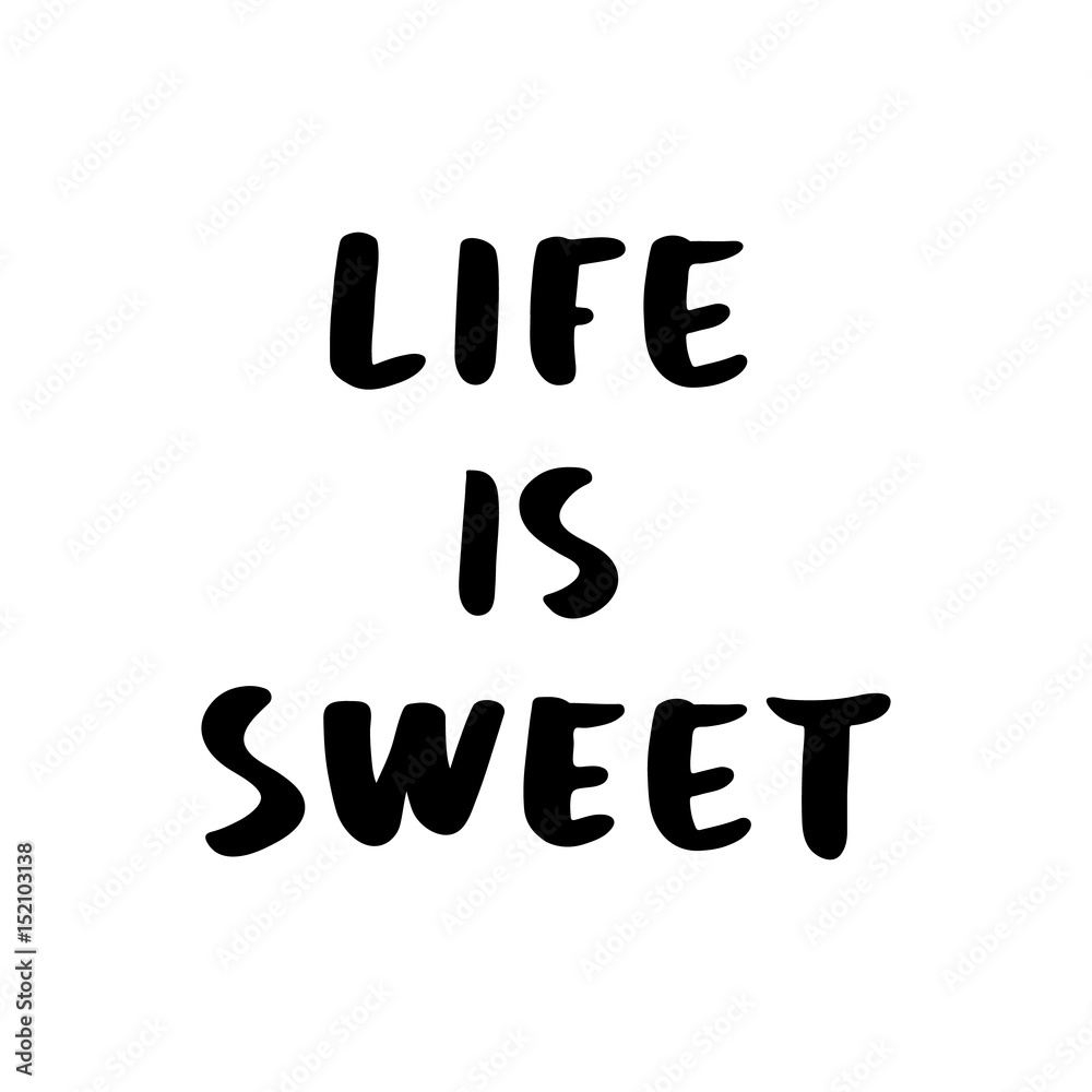 The calligraphic quote  