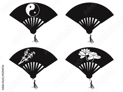 Chinese fan icons