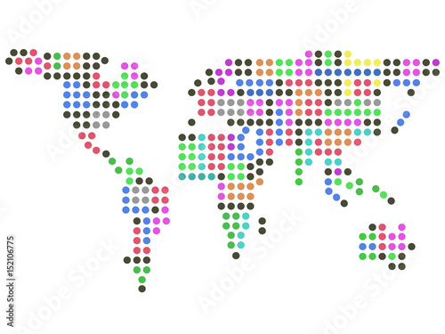 color dots earth