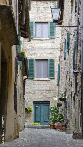 Fototapeta Naklejka Na Ścianę i Meble -  Streets of Cortona, Italy